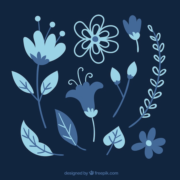 Set de flores de invierno