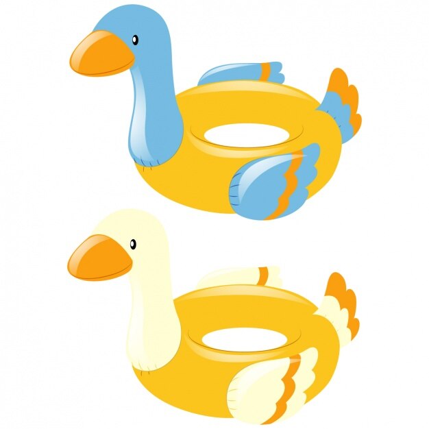 Set de flotadores de pato