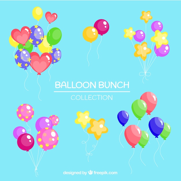 Set de globos coloridos 