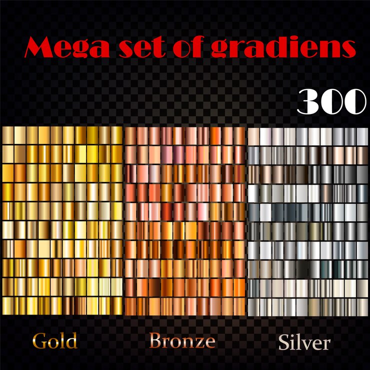 Vector gratuito set grande de degradados