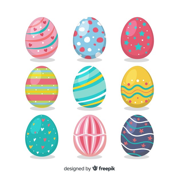 Set de huevos de pascua