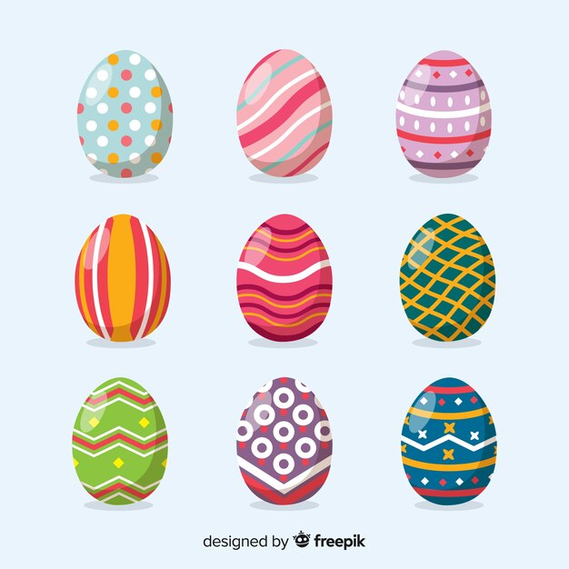 Set de huevos de pascua