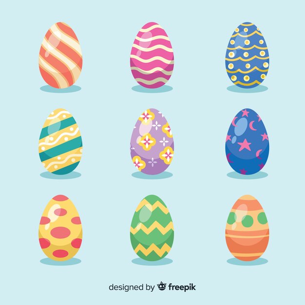 Set de huevos de pascua