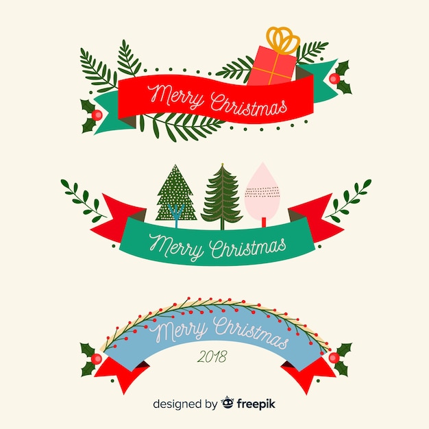 Set de lazos navideños