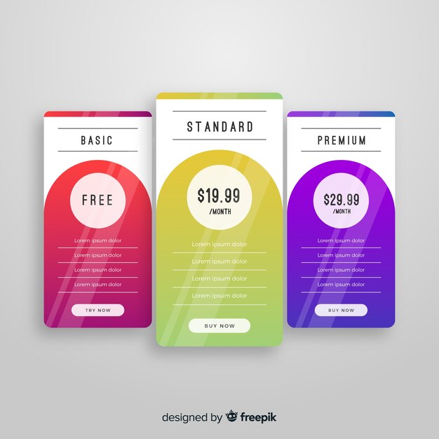 Set de lista de precios