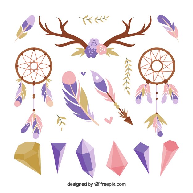Set de ornamentos boho