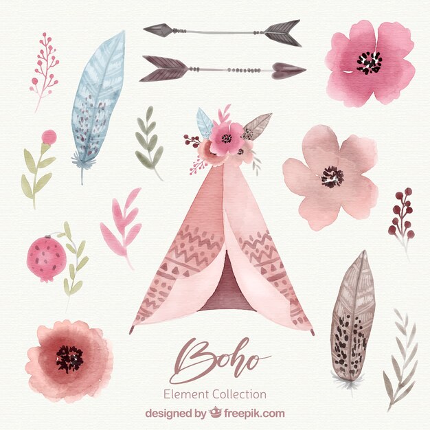 Set de ornamentos boho
