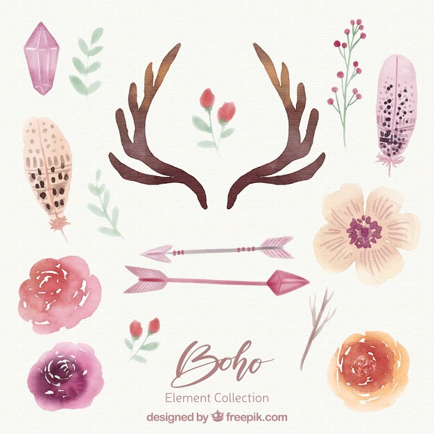 Set de ornamentos boho