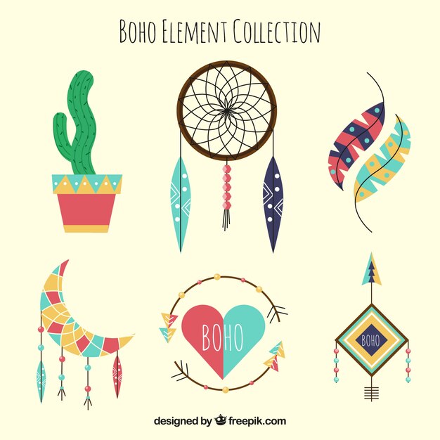 Set de ornamentos boho