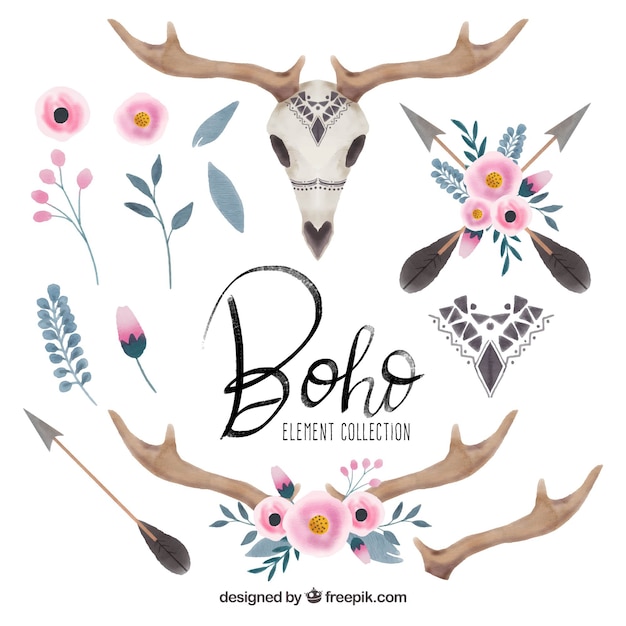 Set de ornamentos boho