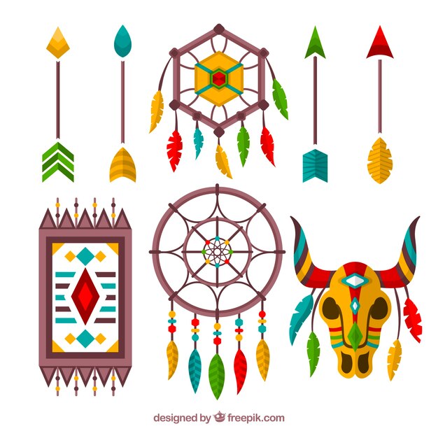 Set de ornamentos boho