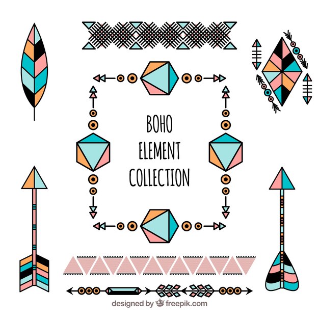Set de ornamentos boho