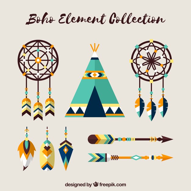 Set de ornamentos boho