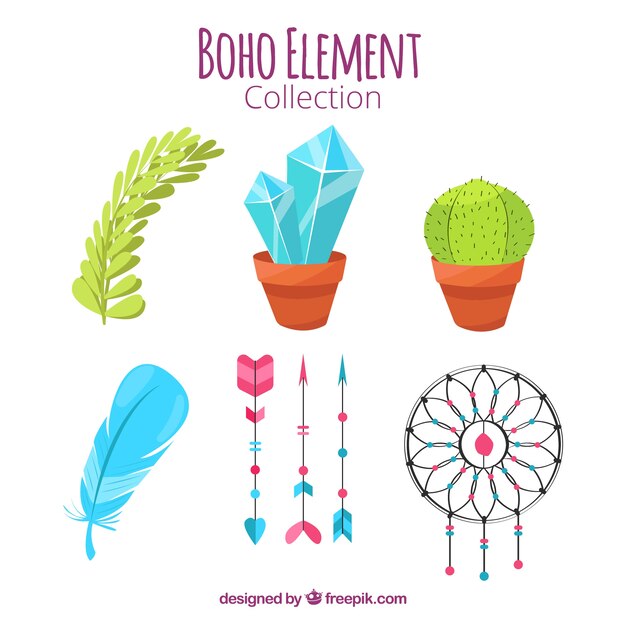 Set de ornamentos boho