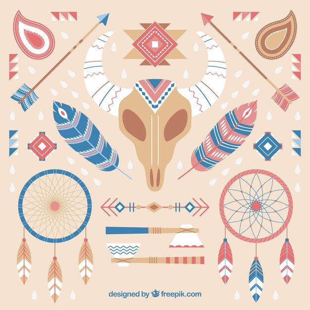 Set de ornamentos boho