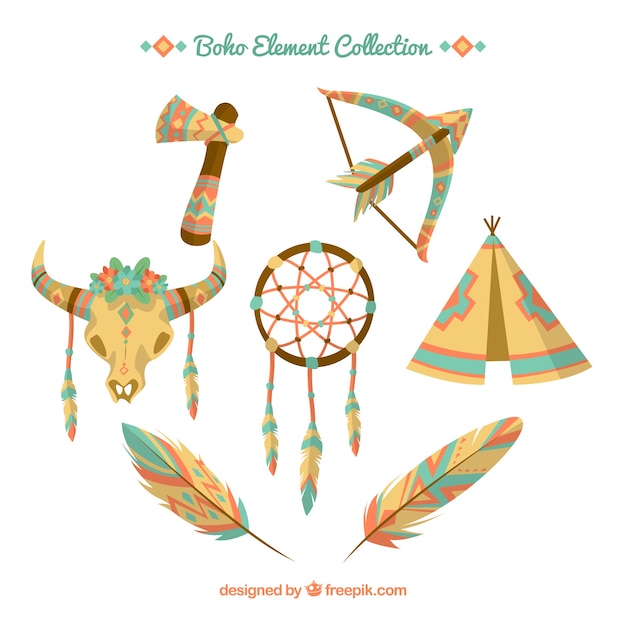 Set de ornamentos boho
