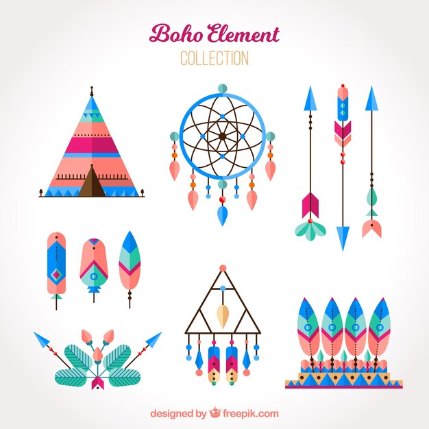 Set de ornamentos boho