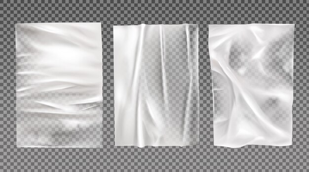 Set de papeles mojados blancos