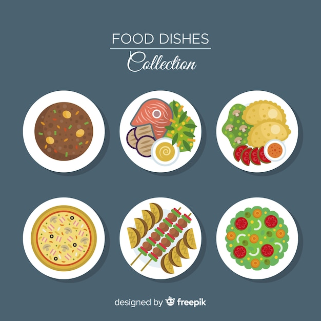 Set platos de comida