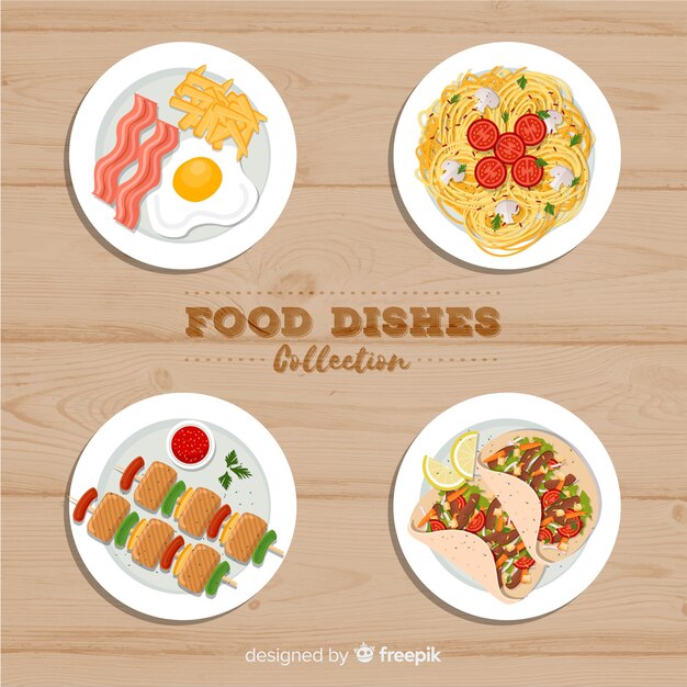 Set platos de comida