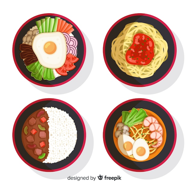 Set platos de comida