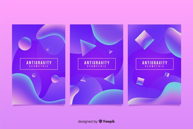 Set de portadas de antigravedad