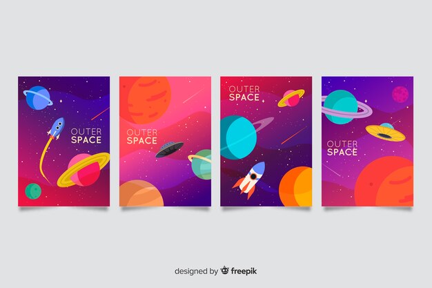 Set de portadas espaciales
