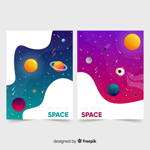Set de portadas espaciales