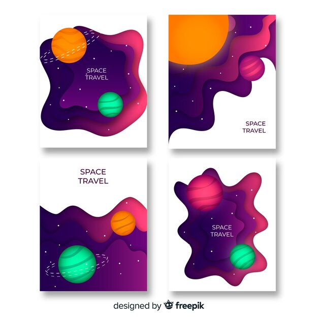 Set de portadas espaciales