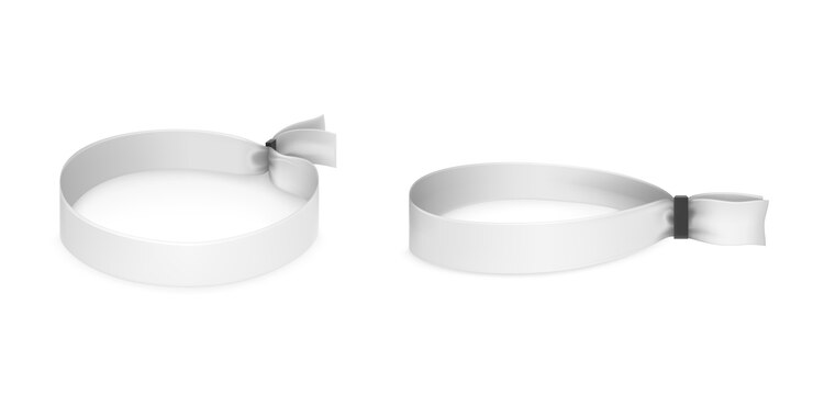 Vector gratuito set de pulseras de tela para fiesta del festival