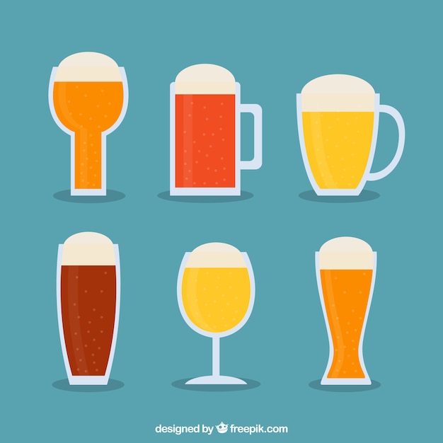 Set de refrescantes cervezas