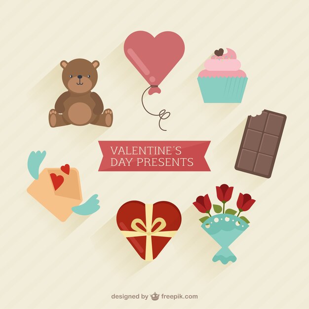 Set de regalos de san valentín