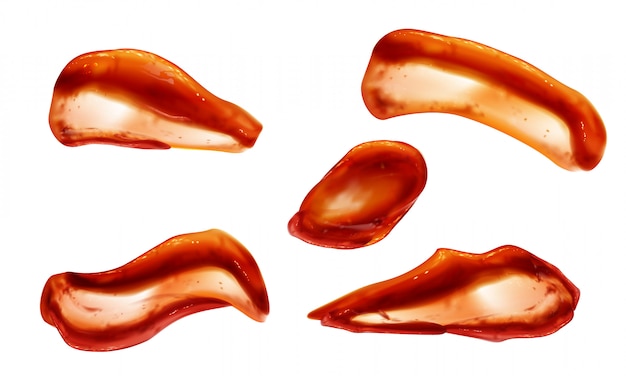 Set de salpicaduras de salsa de tomate