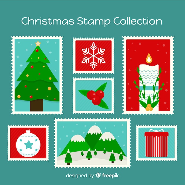 Set de sellos de navidad