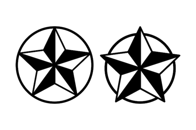 Vector gratuito set de semicírculos de estrellas de glifos