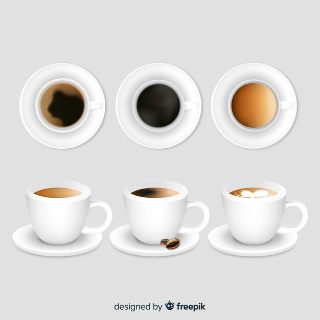 Set de tazas de café
