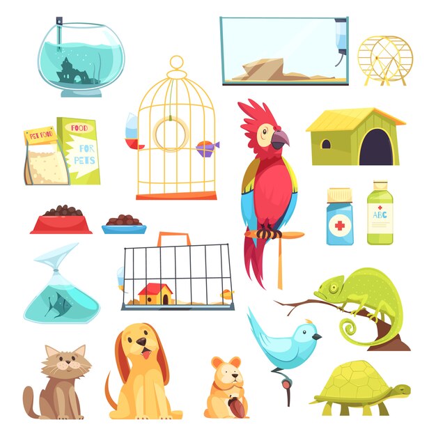 Set de tienda de mascotas