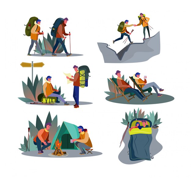 Set de trekking de aventura