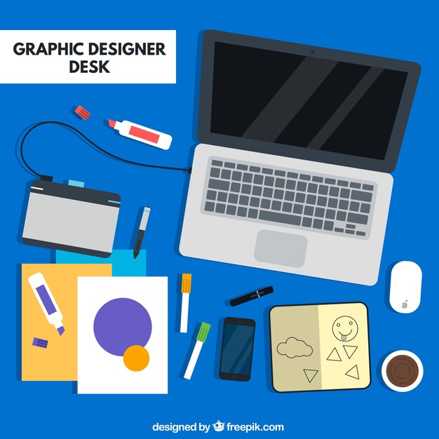 Set de utensilios de diseñadores gráficos