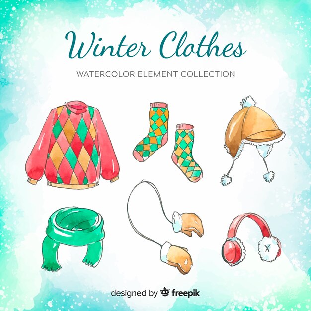 Set de vestimenta para el invierno