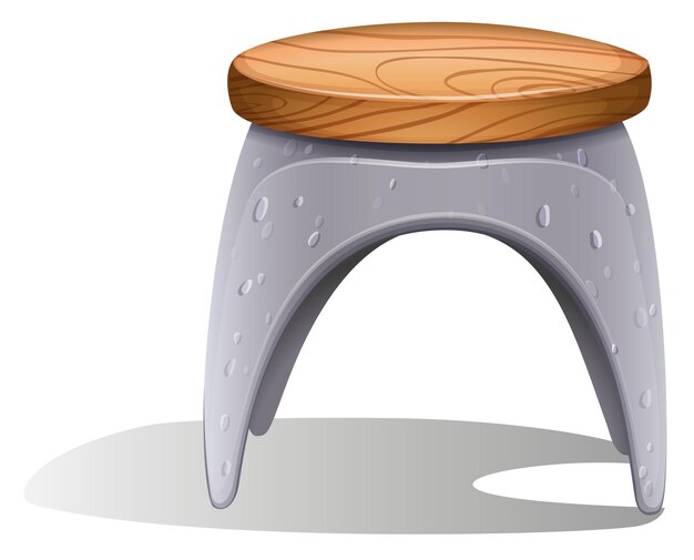 una silla de plastico