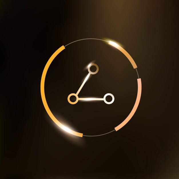 Símbolo de conexión de icono de red