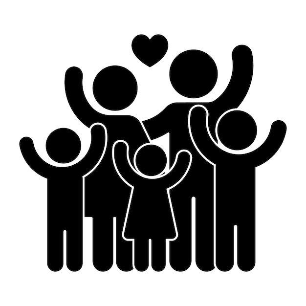 Imágenes de Silueta Familia - Descarga gratuita en Freepik