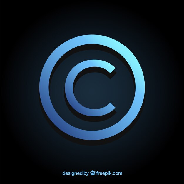 Símbolo moderno de copyright