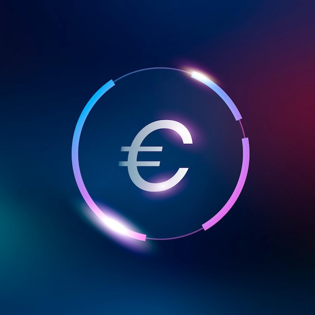 Vector gratuito símbolo de moneda de dinero de vector de signo de euro