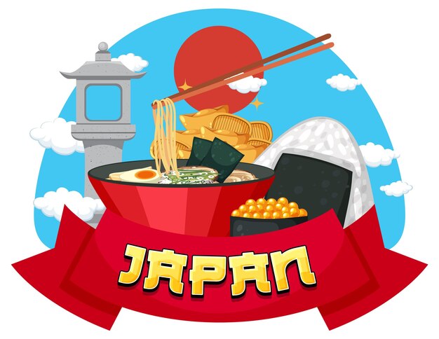 Símbolo de tradición de nación de elemento japonés