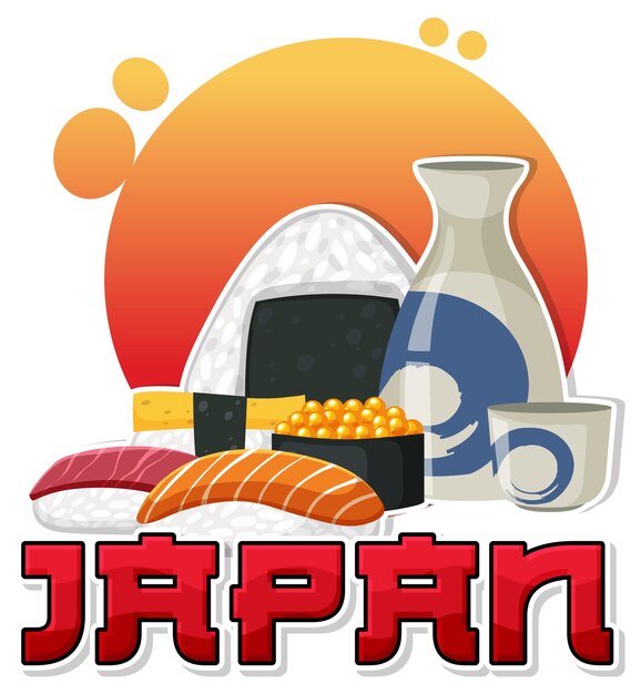 Símbolo de tradición de nación de elemento japonés