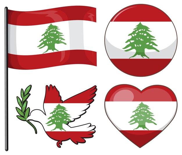 Símbolos e iconos de la bandera del Líbano