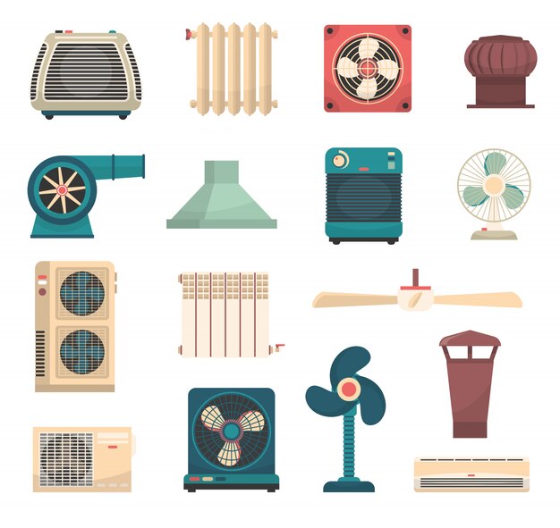 Sistema de calefacción de ventilación acondicionado