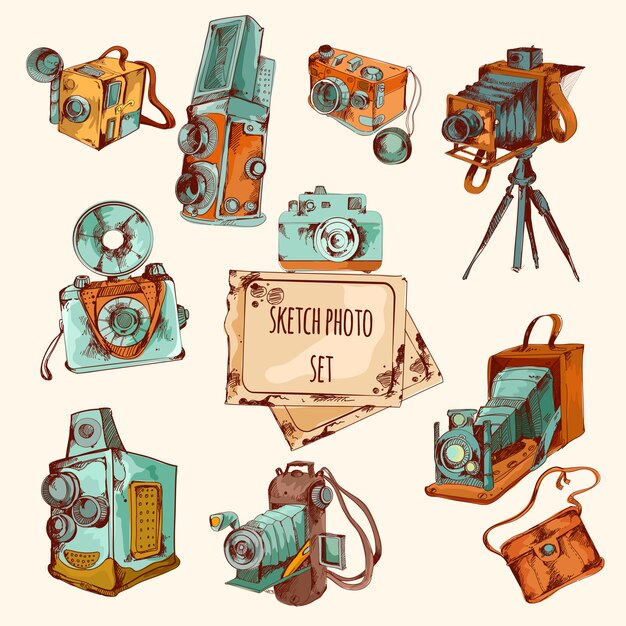 Sketch Foto coloreado conjunto